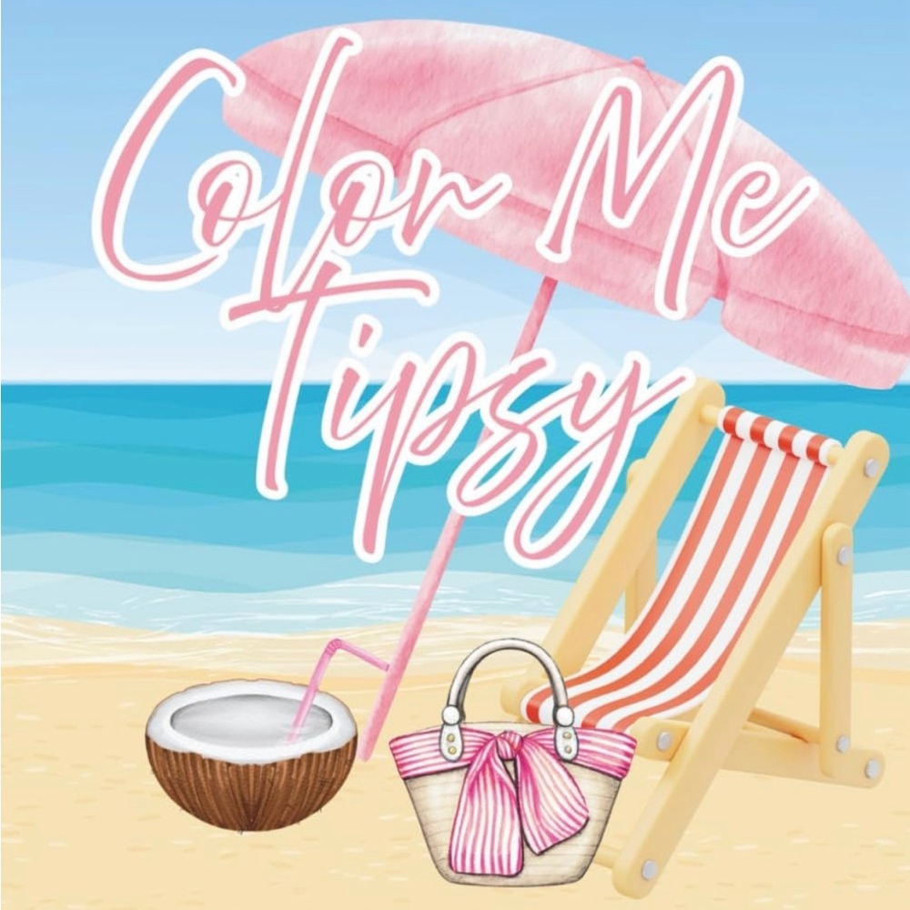 Color Me Tipsy Coloring Book